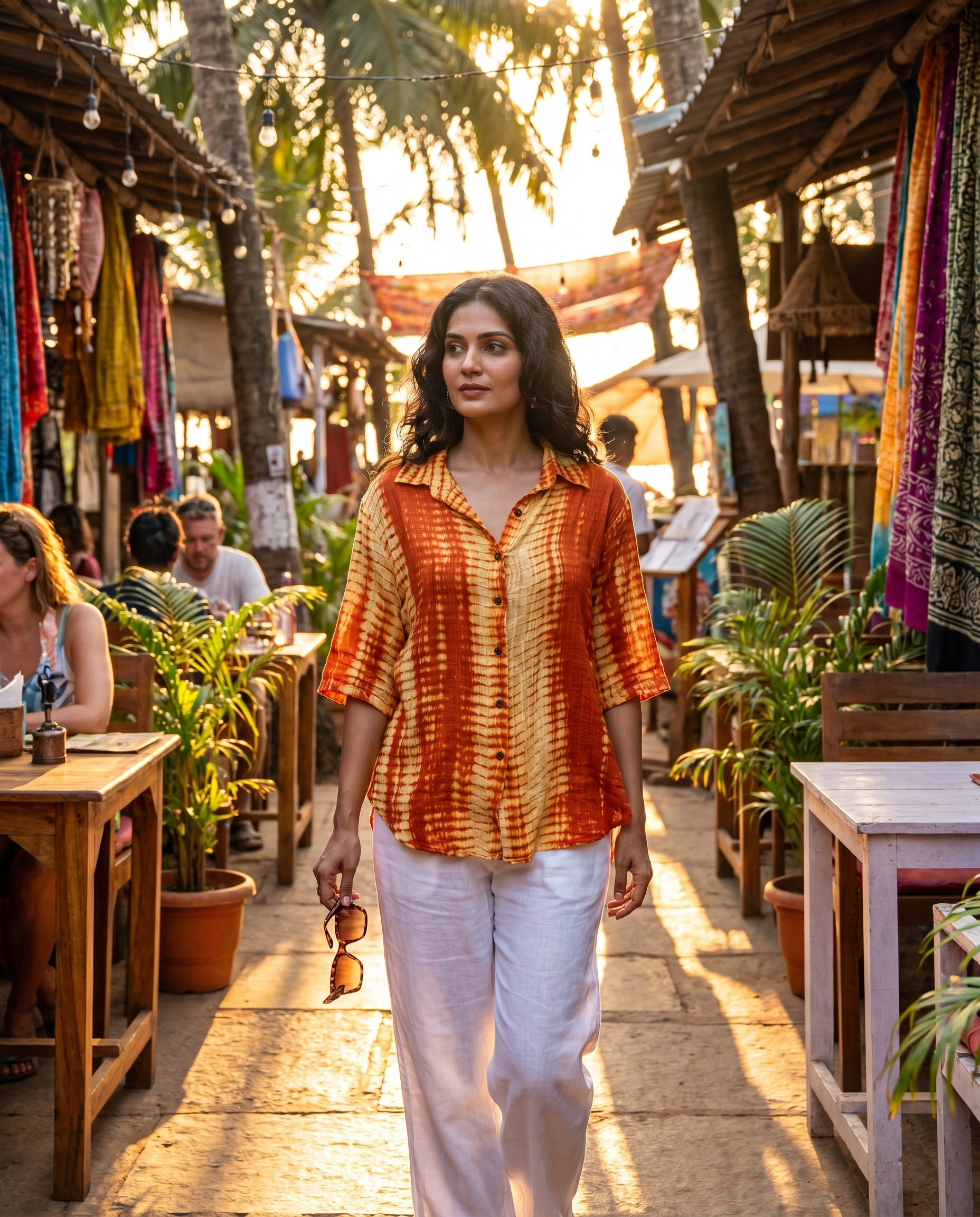 The Sunset Shibori, street style