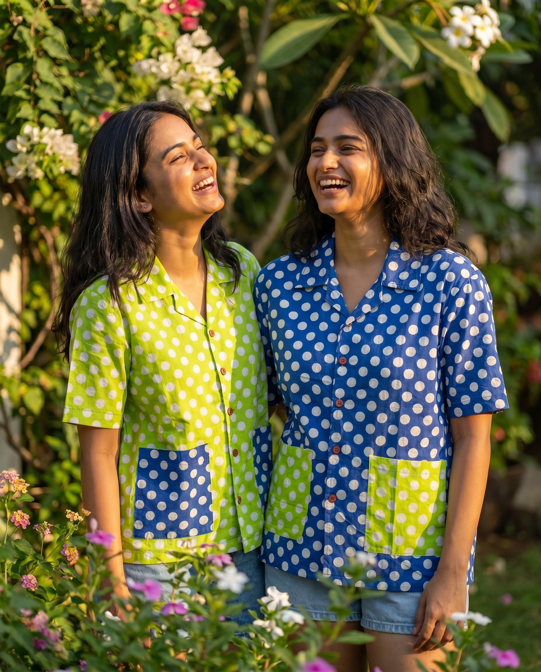 The Polka Dot Capsule, full body styled