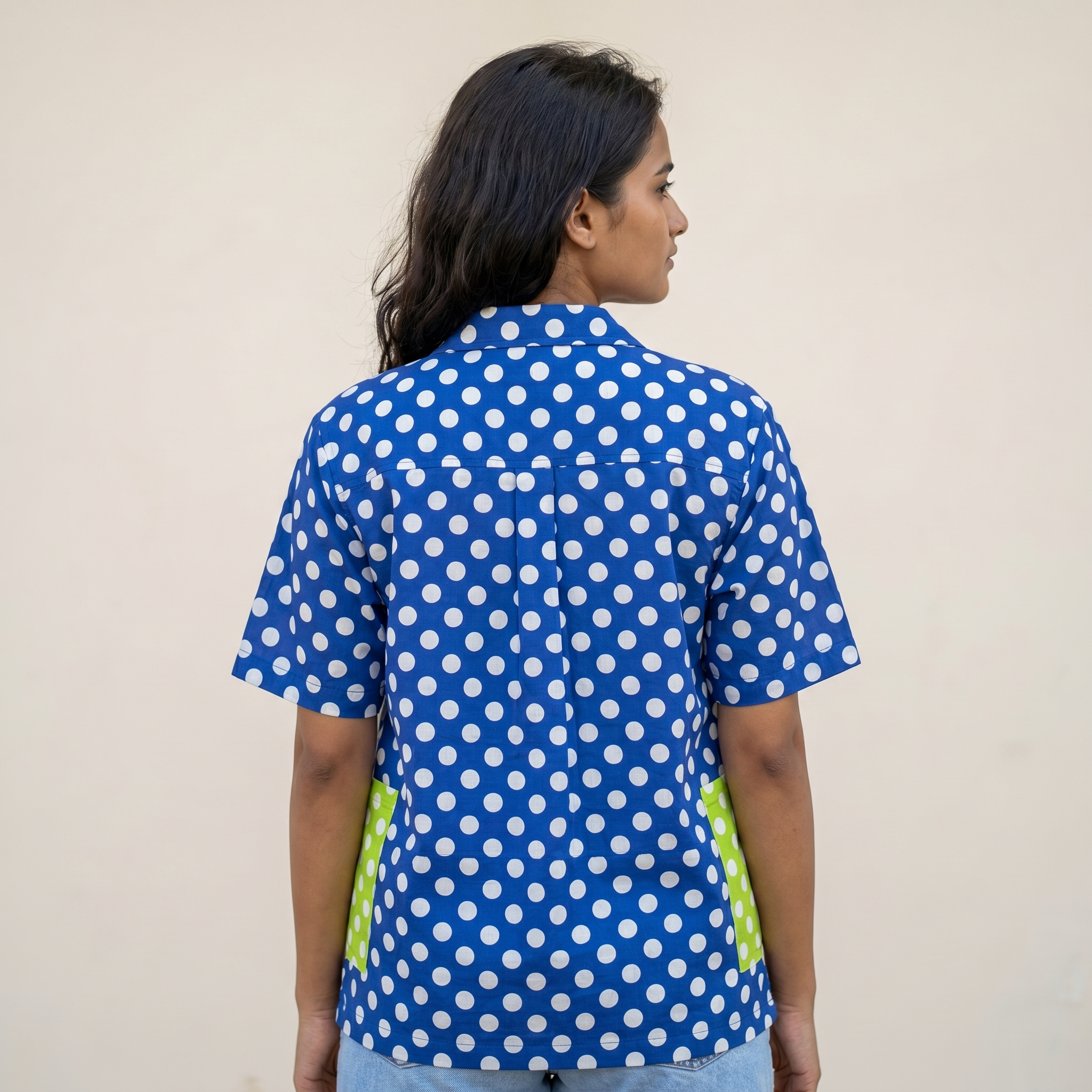 The Polka Dot Capsule, back profile